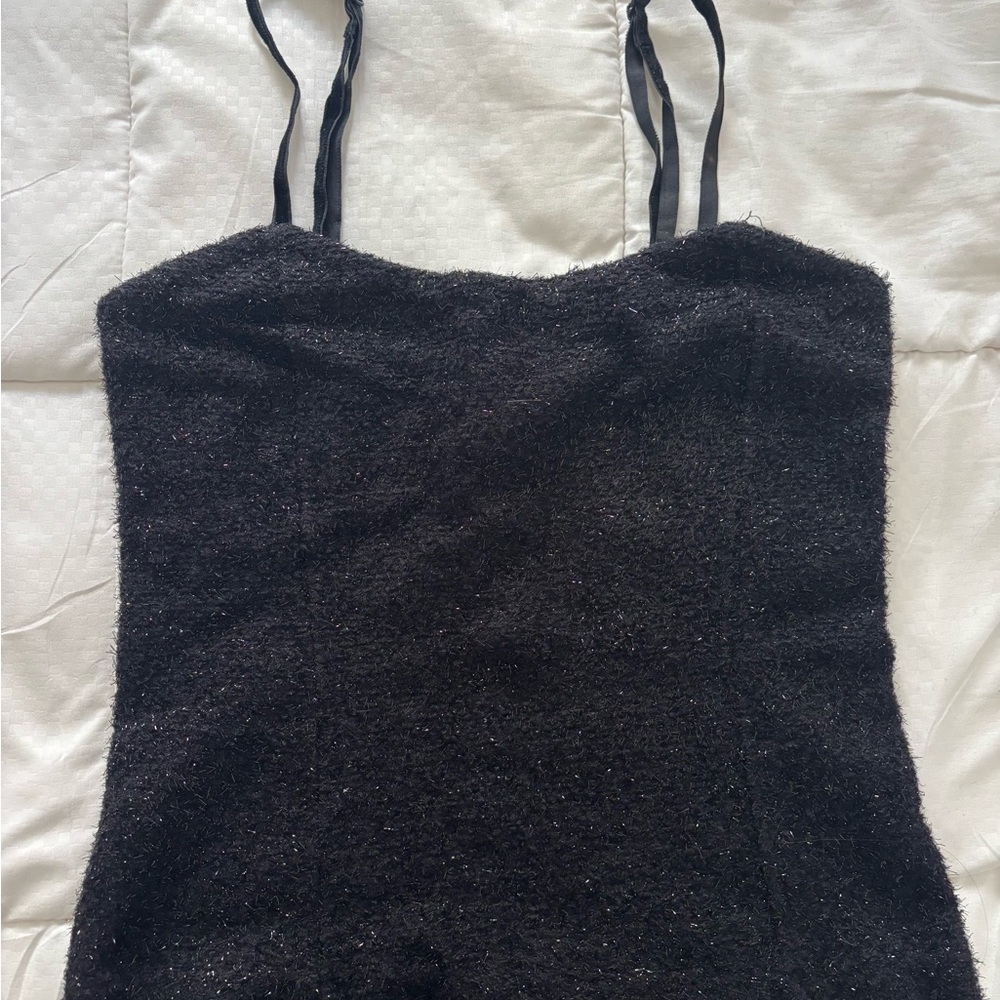 Black Sparkly Tank Top